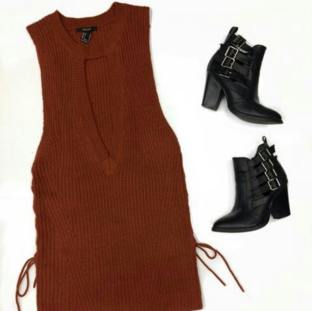 Burnt orange dress